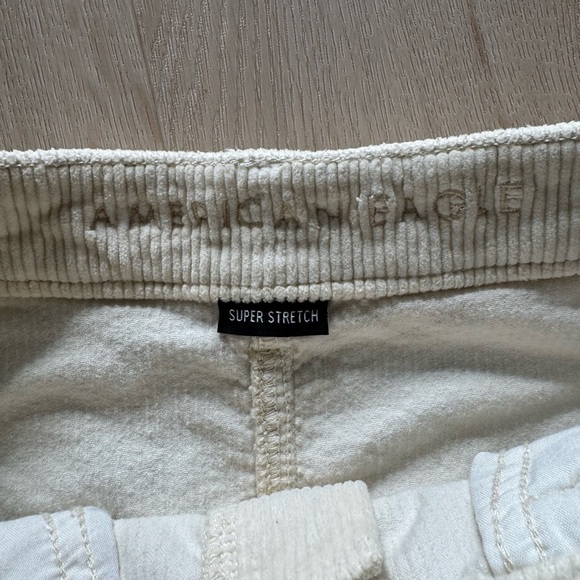 American Eagle Outfitters Cream Corduroy Skirt - Picture 5 of 6
